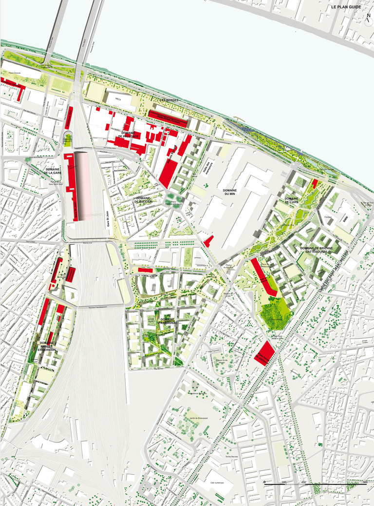 Carta - Reichen et Robert Associés - Reichen et Robert Associes-Quartier Saint Jean-Belcier-Restructuration urbaine-Bordeaux Euratlantique-PLAN GUIDE 2012.jpg