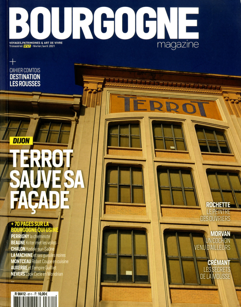 Carta - Reichen et Robert Associés - TERROT SAUVE SA FACADE - BOURGOGNE MAGAZINE n°67 Mars 2021 