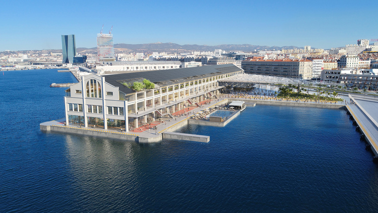 Carta - Reichen et Robert Associés - ADIM Provence, la Banque des Territoires et RR&A réaménageront l'ancienne halle maritime, le J1 à Marseille !