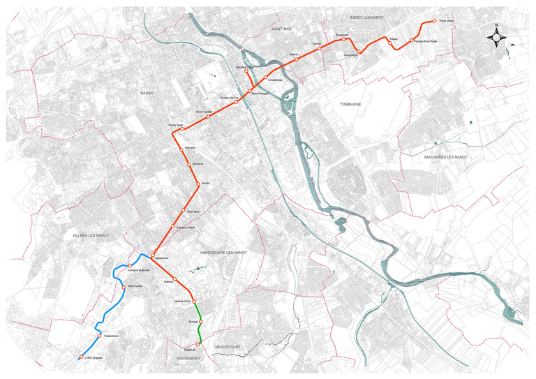 Carta - Reichen et Robert Associés - L'Est Républicain – Nancy – Feu vert de l'État au projet de tramway