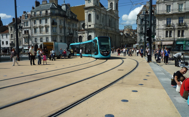 Carta - Reichen et Robert Associates - Tramway de l'agglomération Bisontine